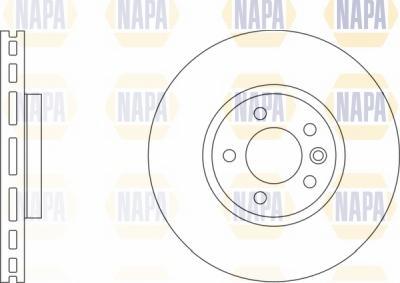 NAPA NBD5398 - Brake Disc autospares.lv