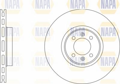 NAPA NBD5361 - Brake Disc autospares.lv