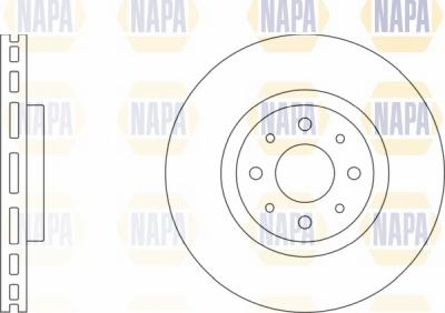 NAPA NBD5305 - Brake Disc autospares.lv