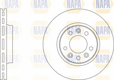 NAPA NBD5314 - Brake Disc autospares.lv