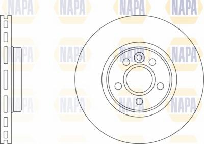 NAPA NBD5326 - Brake Disc autospares.lv