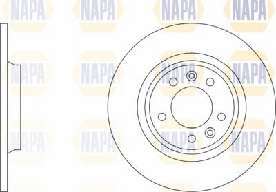 NAPA NBD5327 - Brake Disc autospares.lv