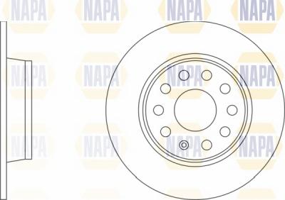 NAPA NBD5377 - Brake Disc autospares.lv