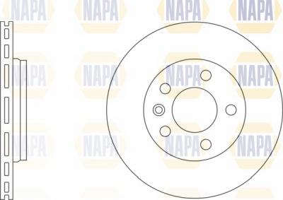 NAPA NBD5246 - Brake Disc autospares.lv