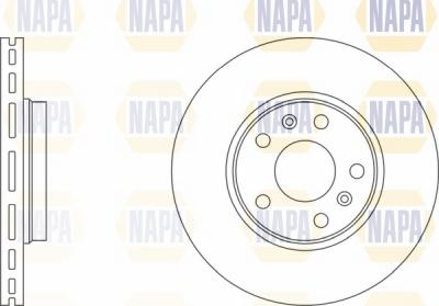 NAPA NBD5208 - Brake Disc autospares.lv