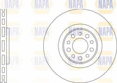 NAPA NBD5207 - Brake Disc autospares.lv