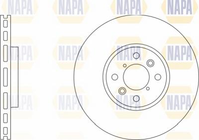 NAPA NBD5218 - Brake Disc autospares.lv