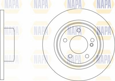 NAPA NBD5289 - Brake Disc autospares.lv