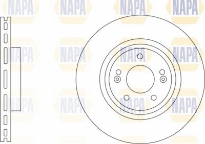 NAPA NBD5238 - Brake Disc autospares.lv