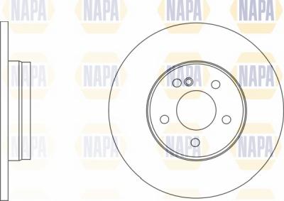 NAPA NBD5224 - Brake Disc autospares.lv