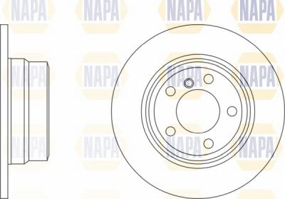 NAPA NBD5227 - Brake Disc autospares.lv