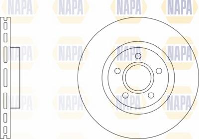 NAPA NBD5271 - Brake Disc autospares.lv