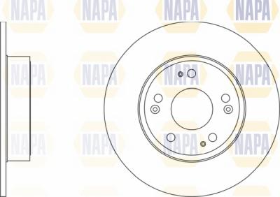 NAPA NBD5791 - Brake Disc autospares.lv