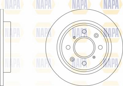 NAPA NBD5740 - Brake Disc autospares.lv