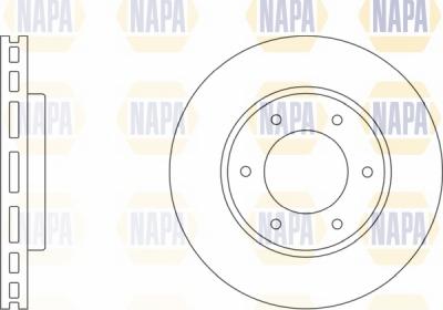 NAPA NBD5748 - Brake Disc autospares.lv