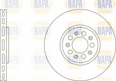 NAPA NBD5742 - Brake Disc autospares.lv