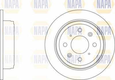 NAPA NBD5780 - Brake Disc autospares.lv