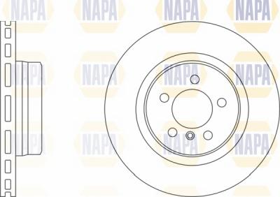 NAPA NBD5782 - Brake Disc autospares.lv