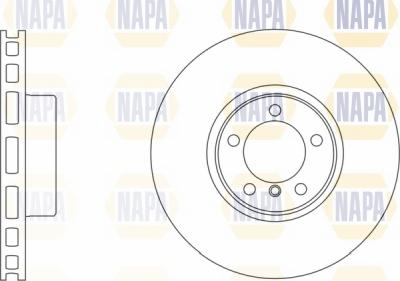 NAPA NBD5774 - Brake Disc autospares.lv