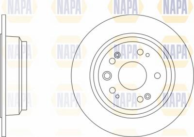 NAPA NBD5770 - Brake Disc autospares.lv