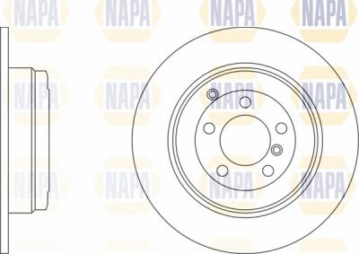 NAPA NBD5773 - Brake Disc autospares.lv