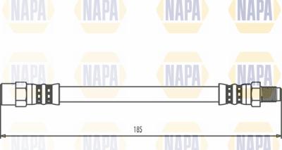 NAPA NBH1056 - Brake Hose autospares.lv