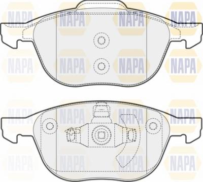 NAPA NBP1443 - Brake Pad Set, disc brake autospares.lv