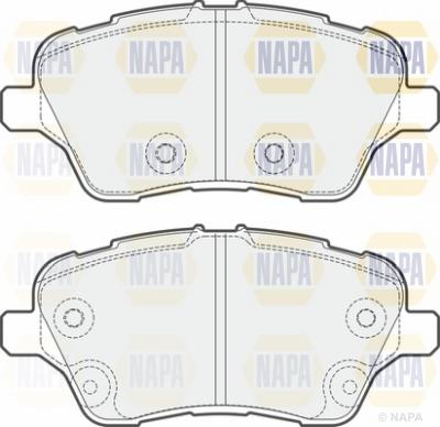 NAPA NBP1452 - Brake Pad Set, disc brake autospares.lv