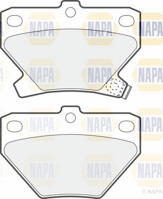 NAPA NBP1470 - Brake Pad Set, disc brake autospares.lv