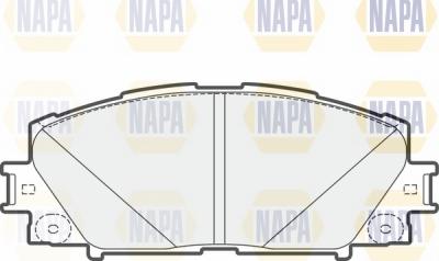 NAPA NBP1594 - Brake Pad Set, disc brake autospares.lv