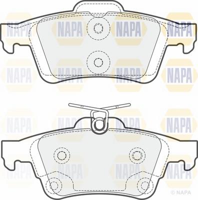 NAPA NBP1541 - Brake Pad Set, disc brake autospares.lv