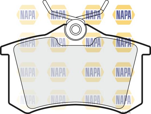 NAPA NBP1510 - Brake Pad Set, disc brake autospares.lv