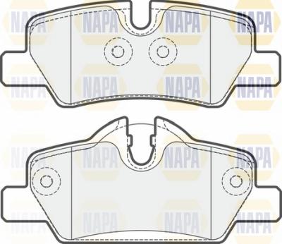 NAPA NBP1529 - Brake Pad Set, disc brake autospares.lv