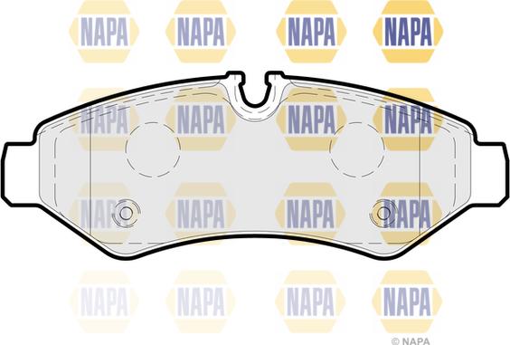 NAPA NBP1652 - Brake Pad Set, disc brake autospares.lv