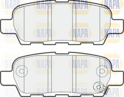 NAPA NBP1600 - Brake Pad Set, disc brake autospares.lv