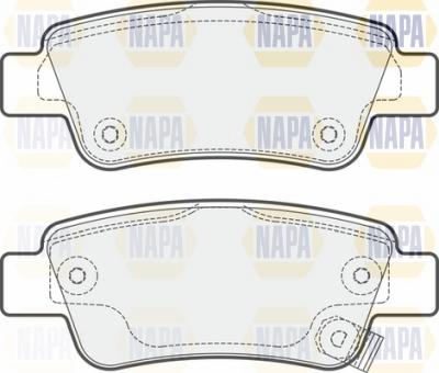 NAPA NBP1612 - Brake Pad Set, disc brake autospares.lv