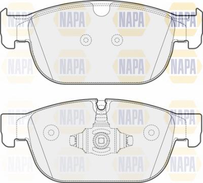 NAPA NBP1634 - Brake Pad Set, disc brake autospares.lv