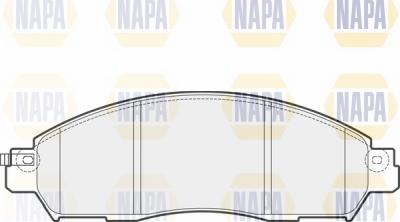 NAPA NBP1624 - Brake Pad Set, disc brake autospares.lv