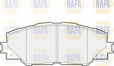 NAPA NBP1048 - Brake Pad Set, disc brake autospares.lv