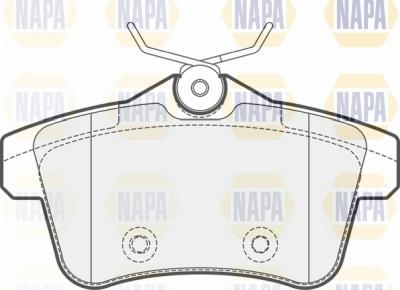 NAPA NBP1065 - Brake Pad Set, disc brake autospares.lv