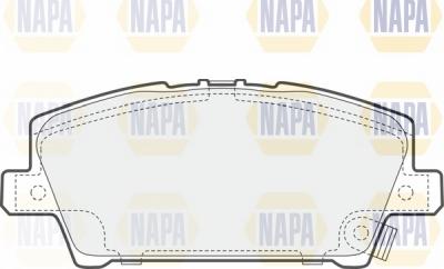 NAPA NBP1011 - Brake Pad Set, disc brake autospares.lv