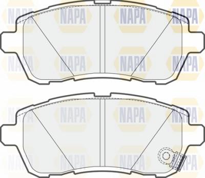 NAPA NBP1013 - Brake Pad Set, disc brake autospares.lv