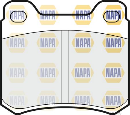 NAPA NBP1141 - Brake Pad Set, disc brake autospares.lv