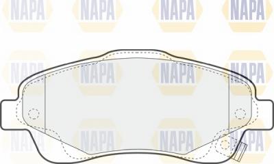 NAPA NBP1150 - Brake Pad Set, disc brake autospares.lv