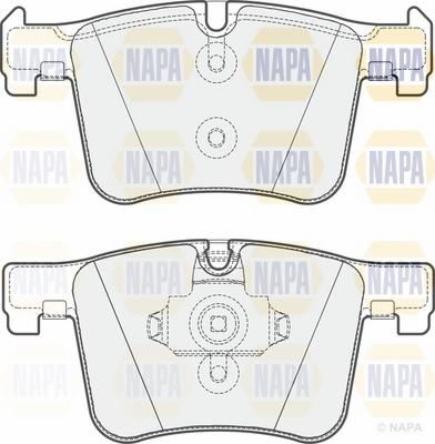 NAPA NBP1162 - Brake Pad Set, disc brake autospares.lv