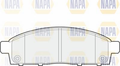 NAPA NBP1104 - Brake Pad Set, disc brake autospares.lv