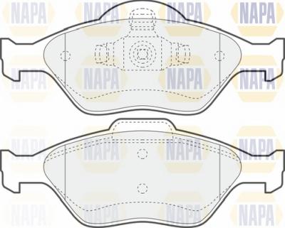 NAPA NBP1111 - Brake Pad Set, disc brake autospares.lv