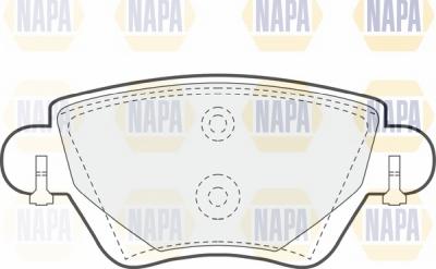 NAPA NBP1185 - Brake Pad Set, disc brake autospares.lv