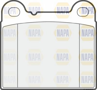 NAPA NBP1804 - Brake Pad Set, disc brake autospares.lv