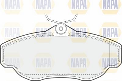 NAPA NBP1810 - Brake Pad Set, disc brake autospares.lv